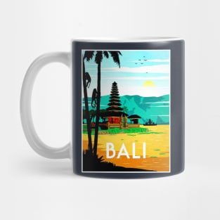 Bali Advertising Travel Print Mug